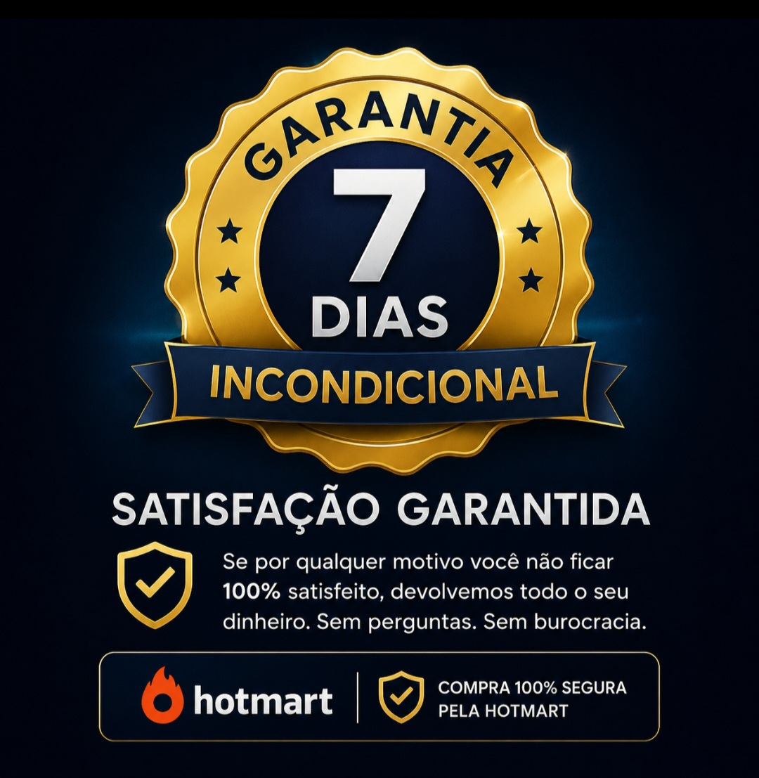 Garantia incondicional de 7 dias